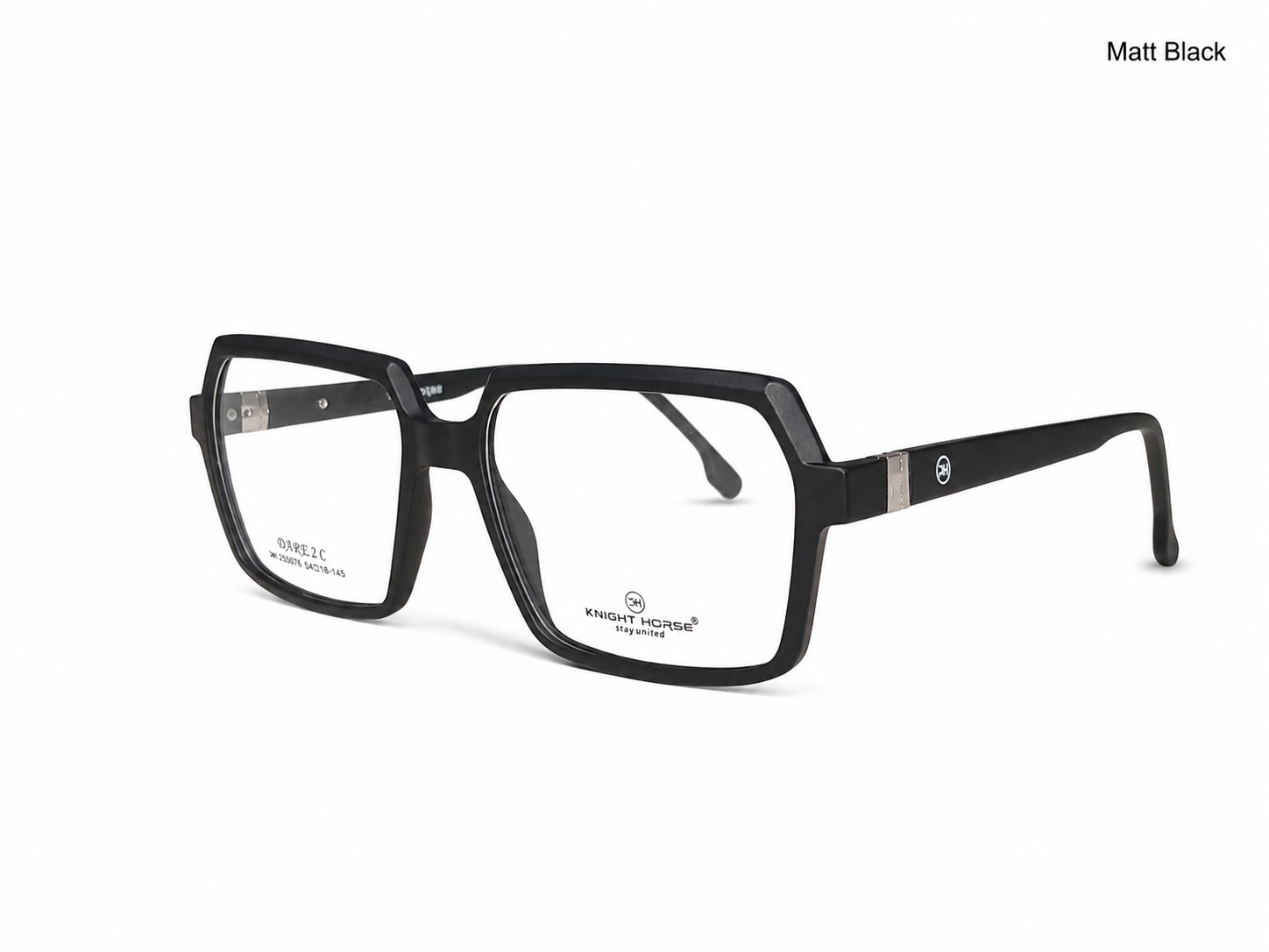 Premium Geometric Square Eyeglass Frame – Lightweight Plastic Optical Glasses for Men & Women
