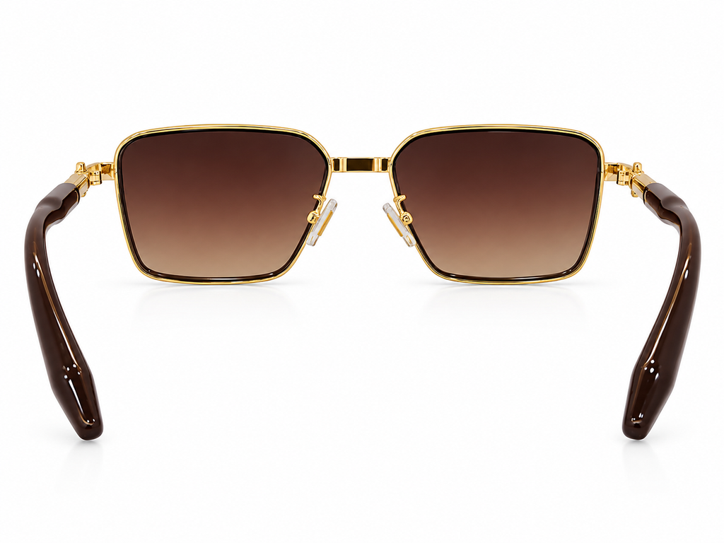 Prestige Rectangular Gradient Sunglasses – 51-19-145