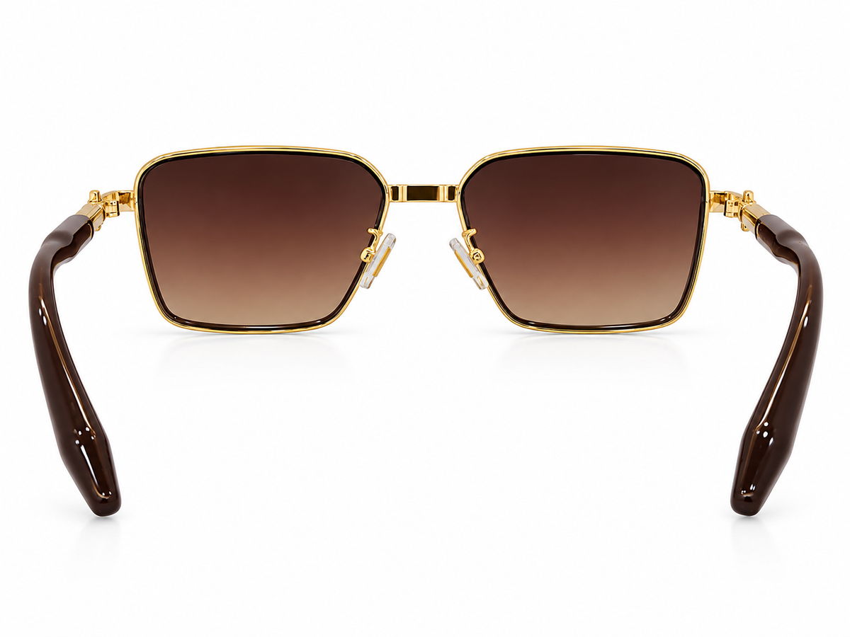 Prestige Rectangular Gradient Sunglasses – 51-19-145