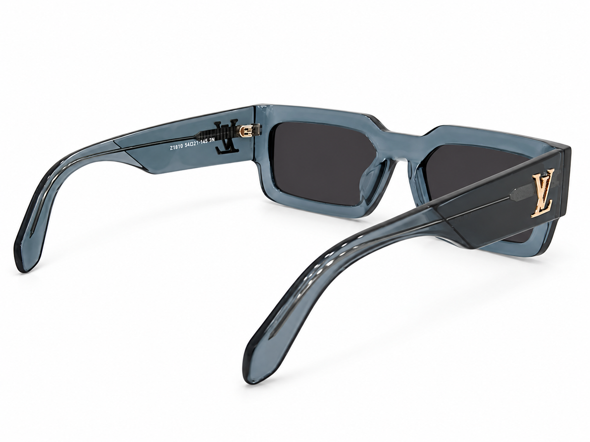 Bold Geometric Rectangular Sunglasses – Unisex