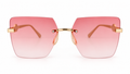 Luxury Rimless Gradient Sunglasses