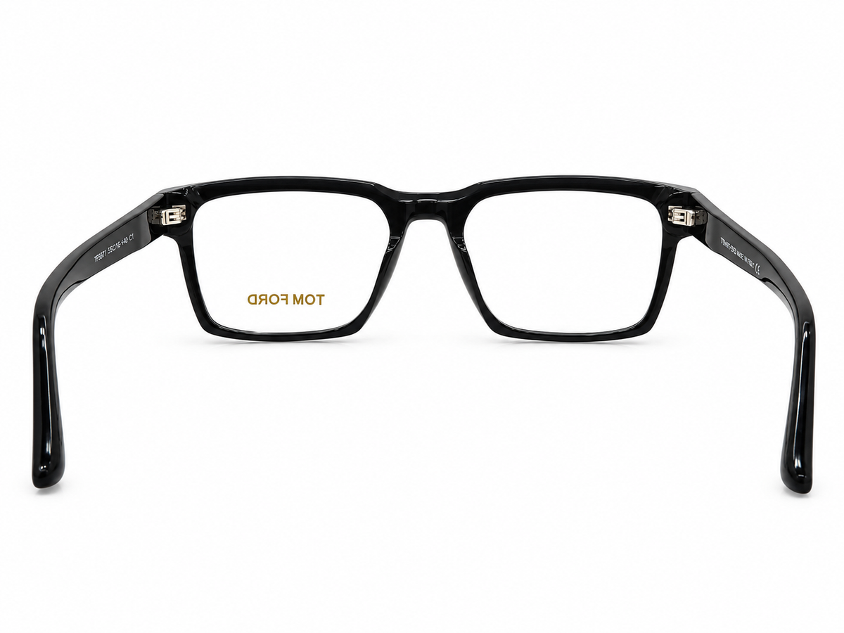 Luxury Black Rectangular Eyeglasses – Premium Optical Frame
