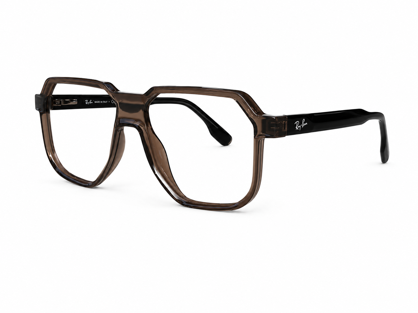 Geometric Square Eyeglasses Frame