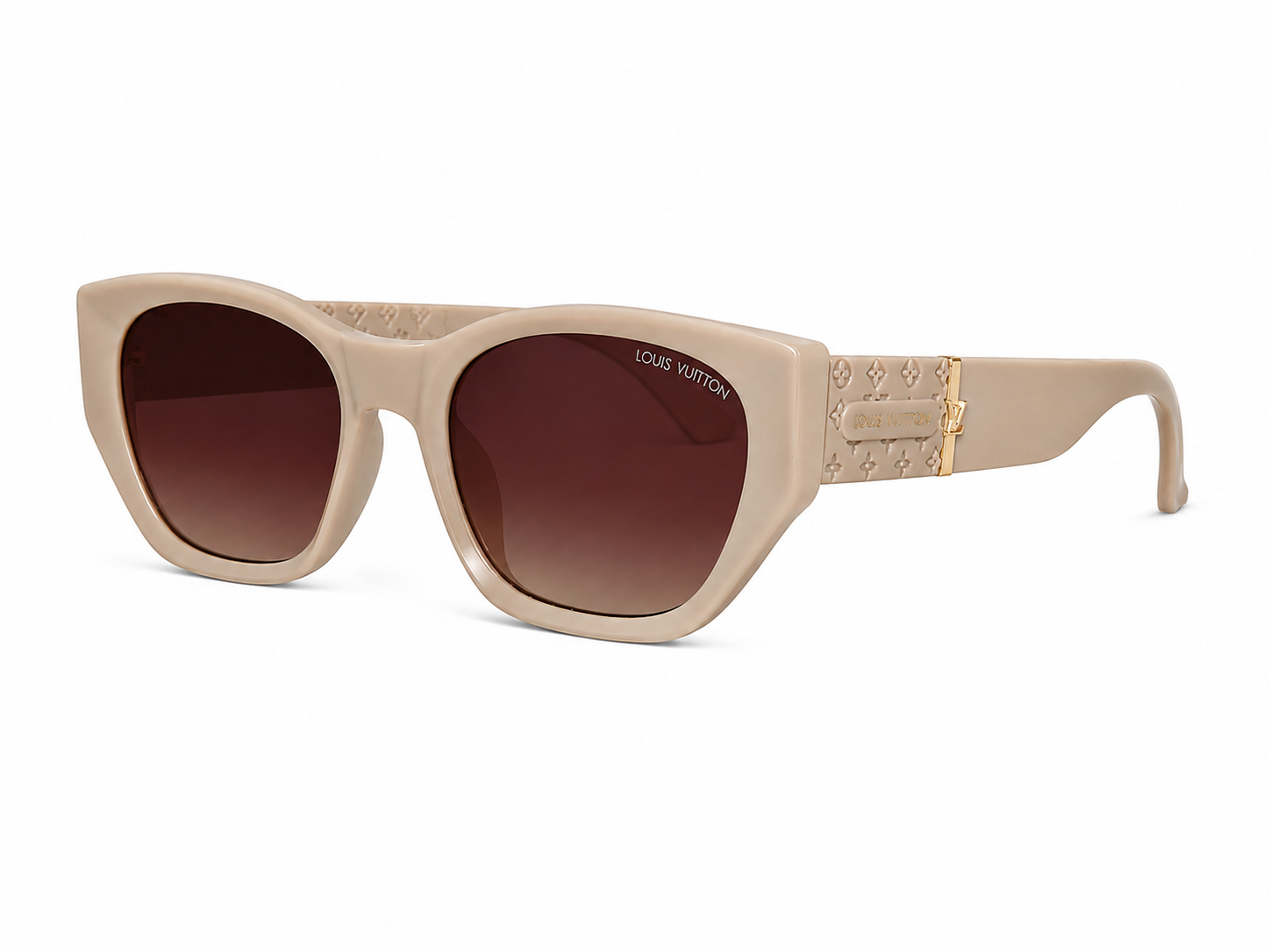 Women's Luxury Cat Eye Sunglasses – Black, Oat Beige & Nude Blush Pink