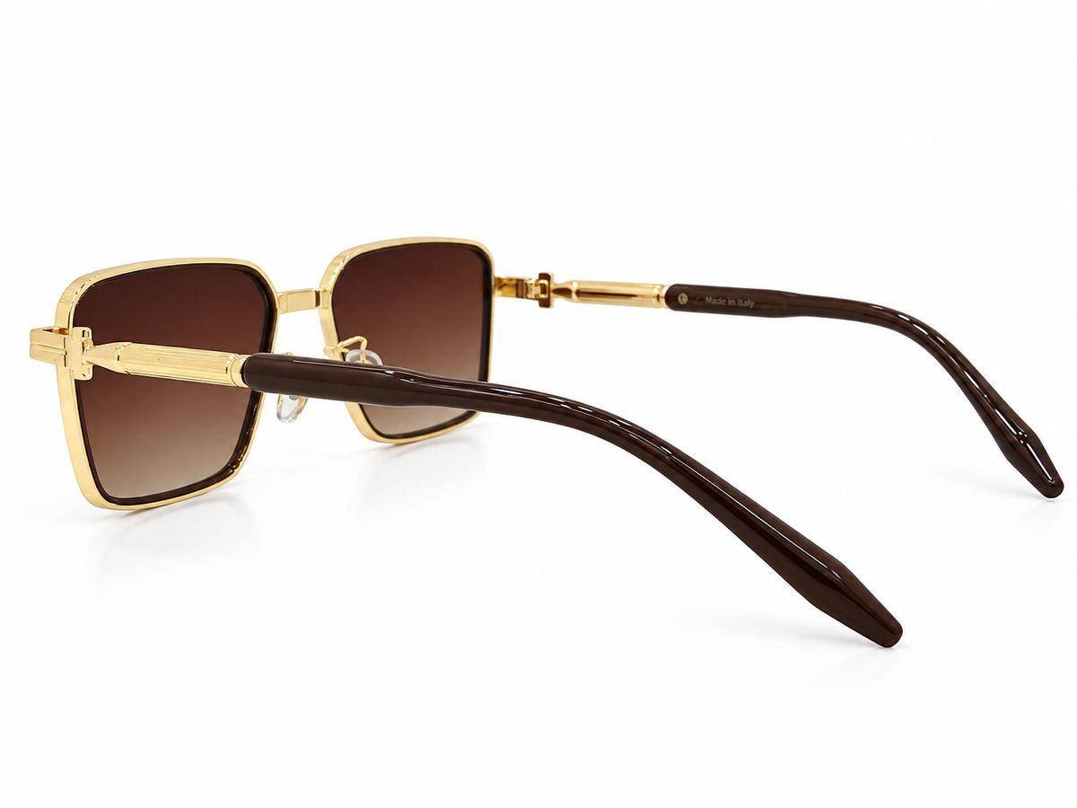 Prestige Rectangular Gradient Sunglasses – 51-19-145