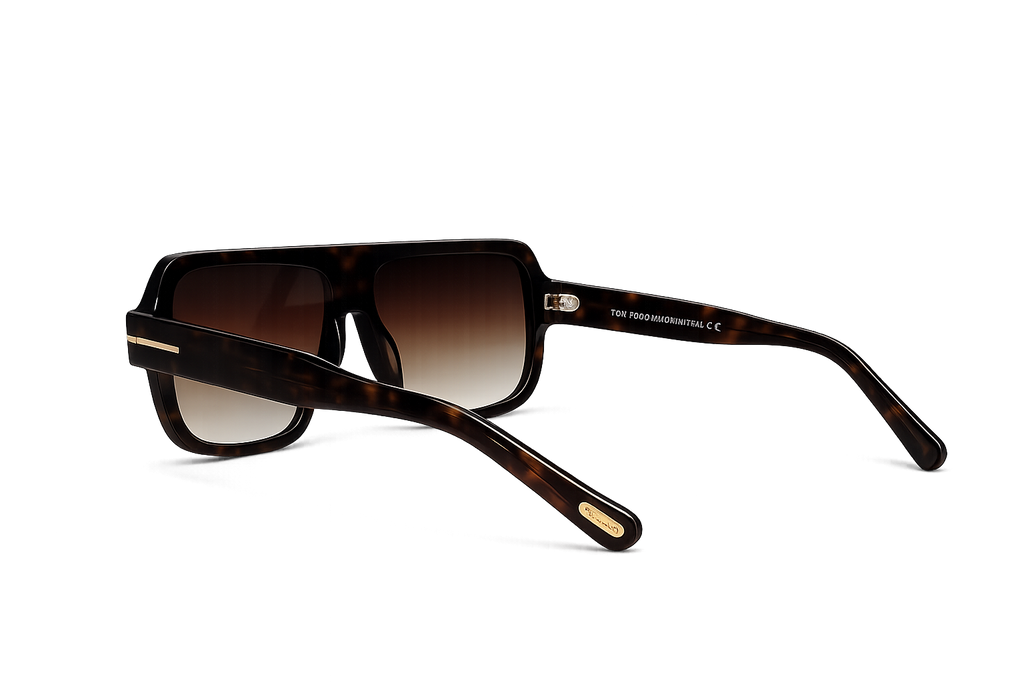 Tom Ford Havana Square Men's Sunglasses