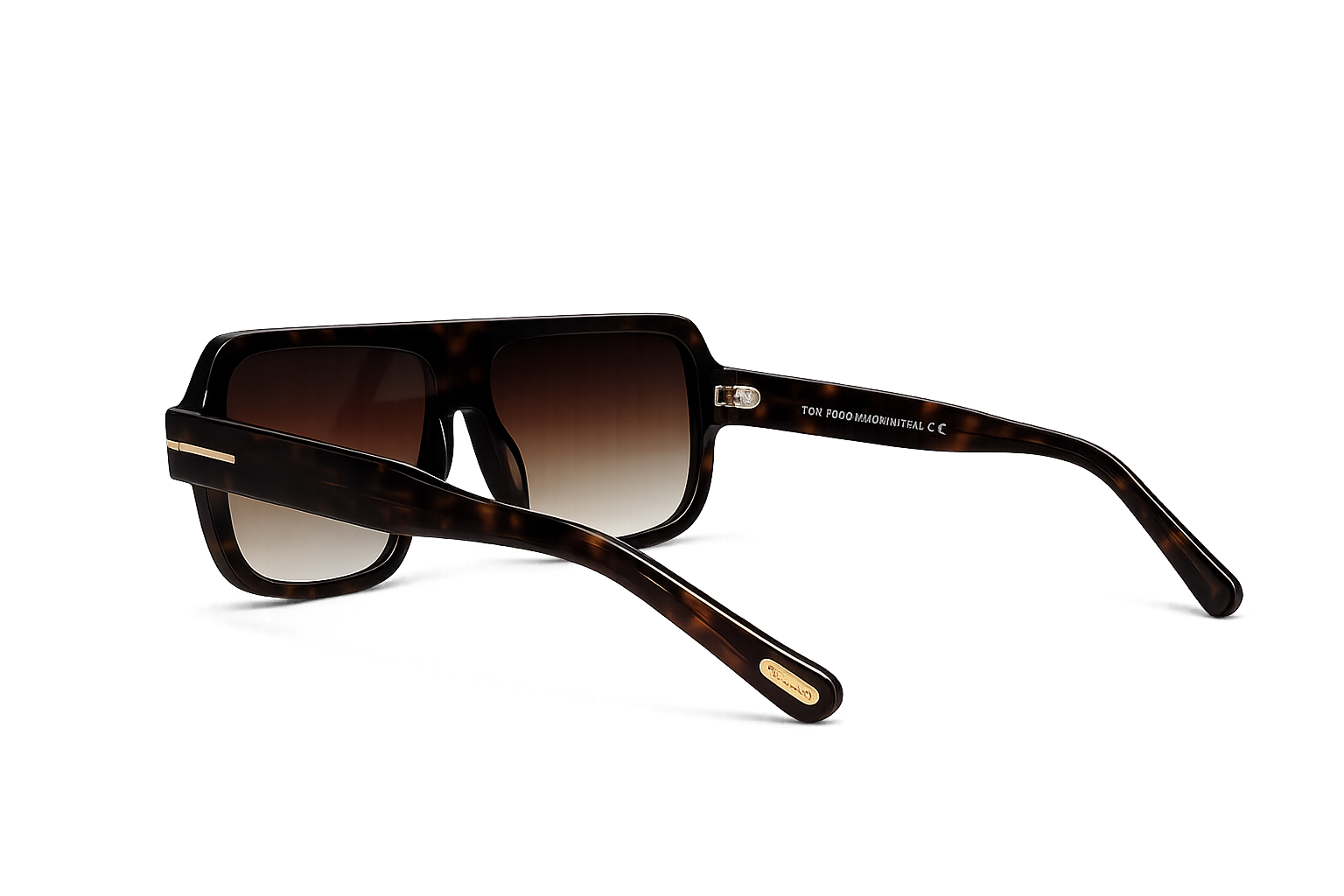 Tom Ford Havana Square Men's Sunglasses