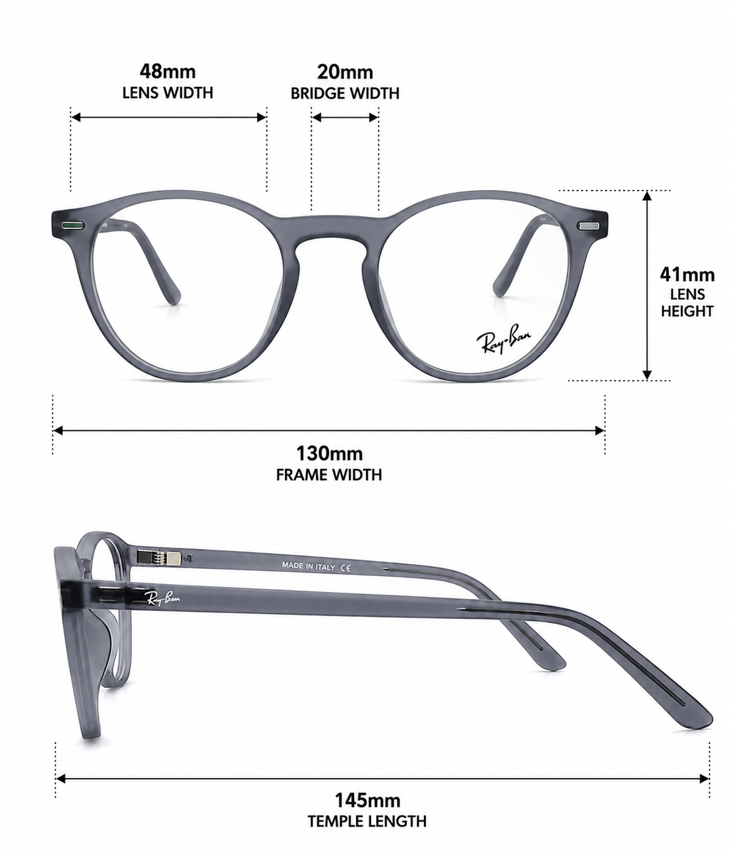 Classic Round Clip-On Eyeglasses – Magnetic 2-in-1 Frame