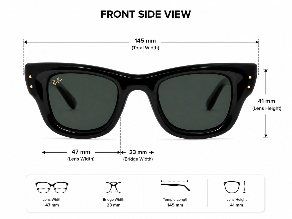 Wayfarer Puffer Sunglasses For Men & Women