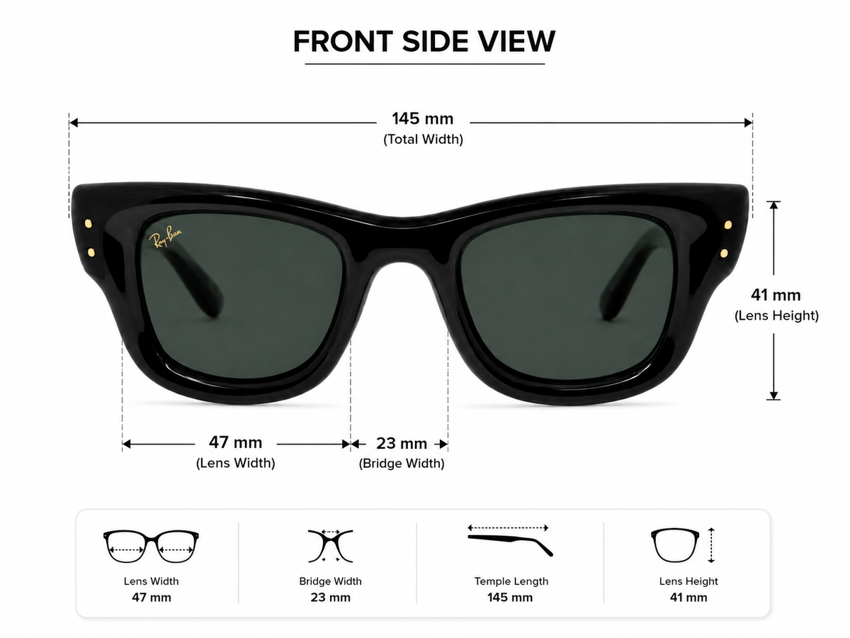 Wayfarer Puffer Sunglasses For Men & Women