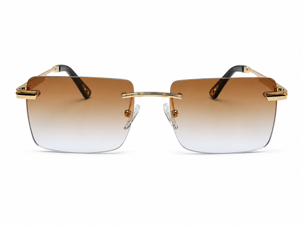 Luxury Rimless Fashion Sunglasses