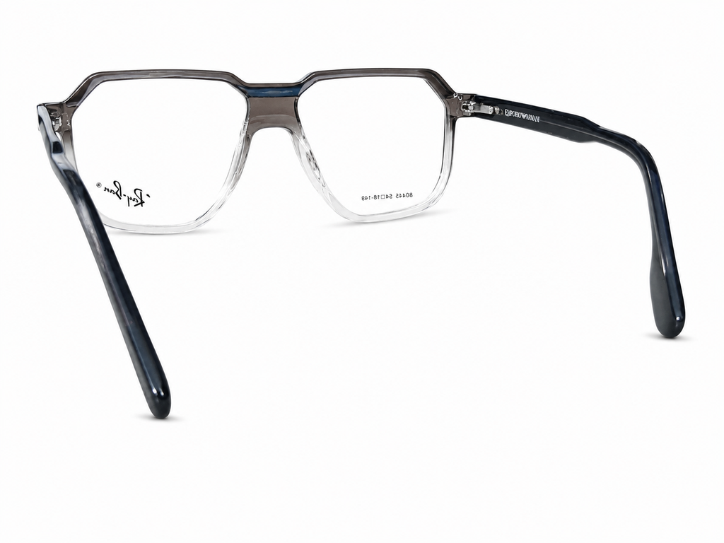 Geometric Square Eyeglasses Frame