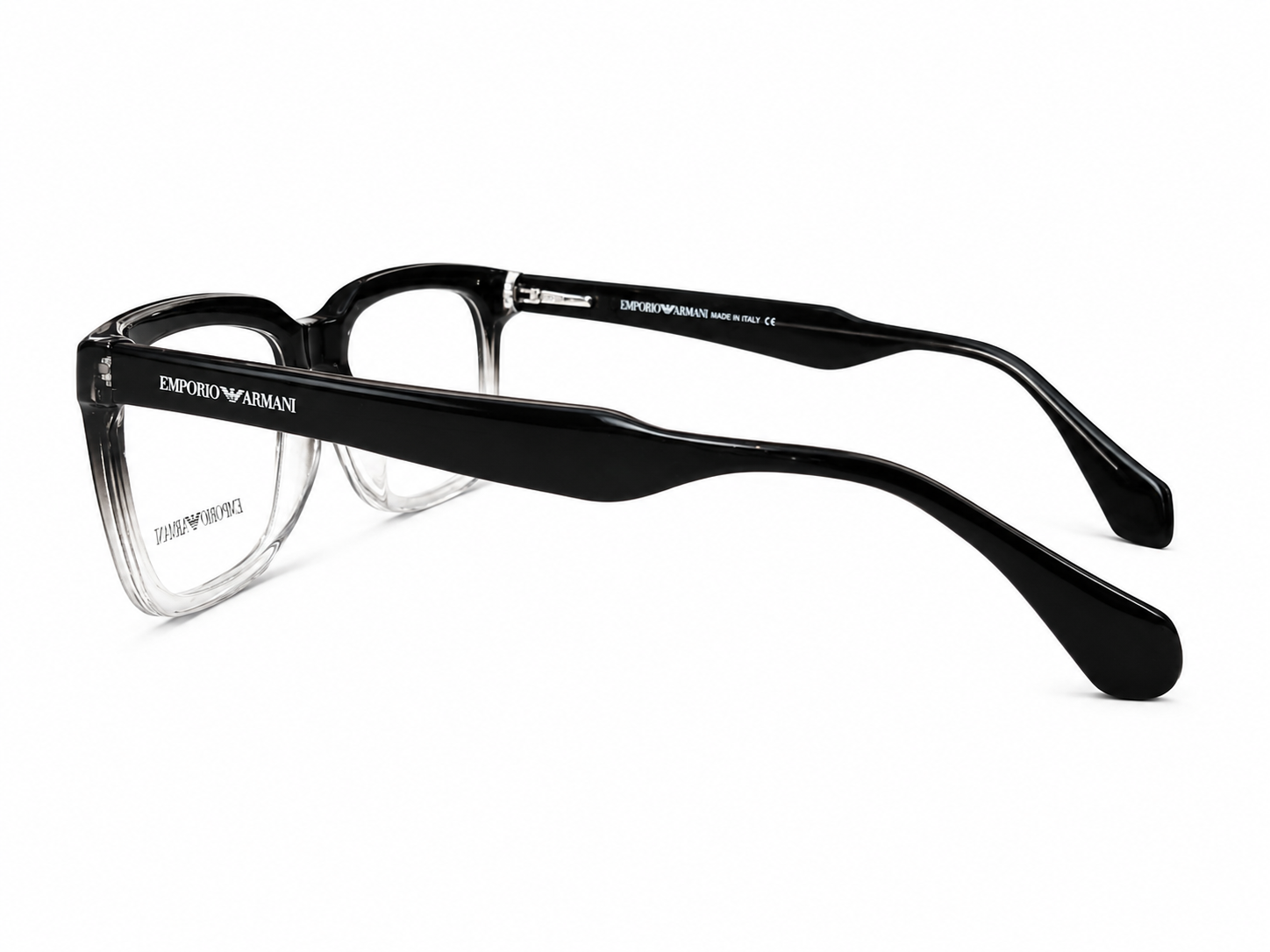 Premium Square Eyeglasses – Transparent Smoke Grey Frame | 53-17-149