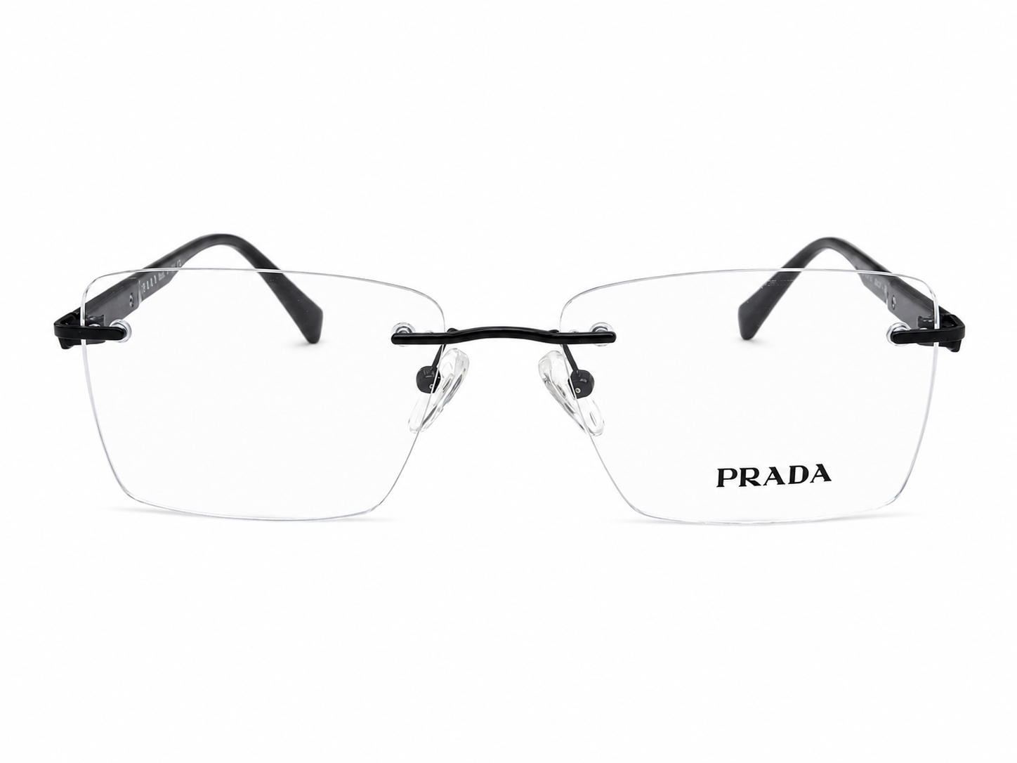 Rimless Square Eyeglasses Frame for Unisex