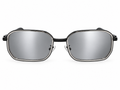 Silver Mercury Rectangle Sunglasses