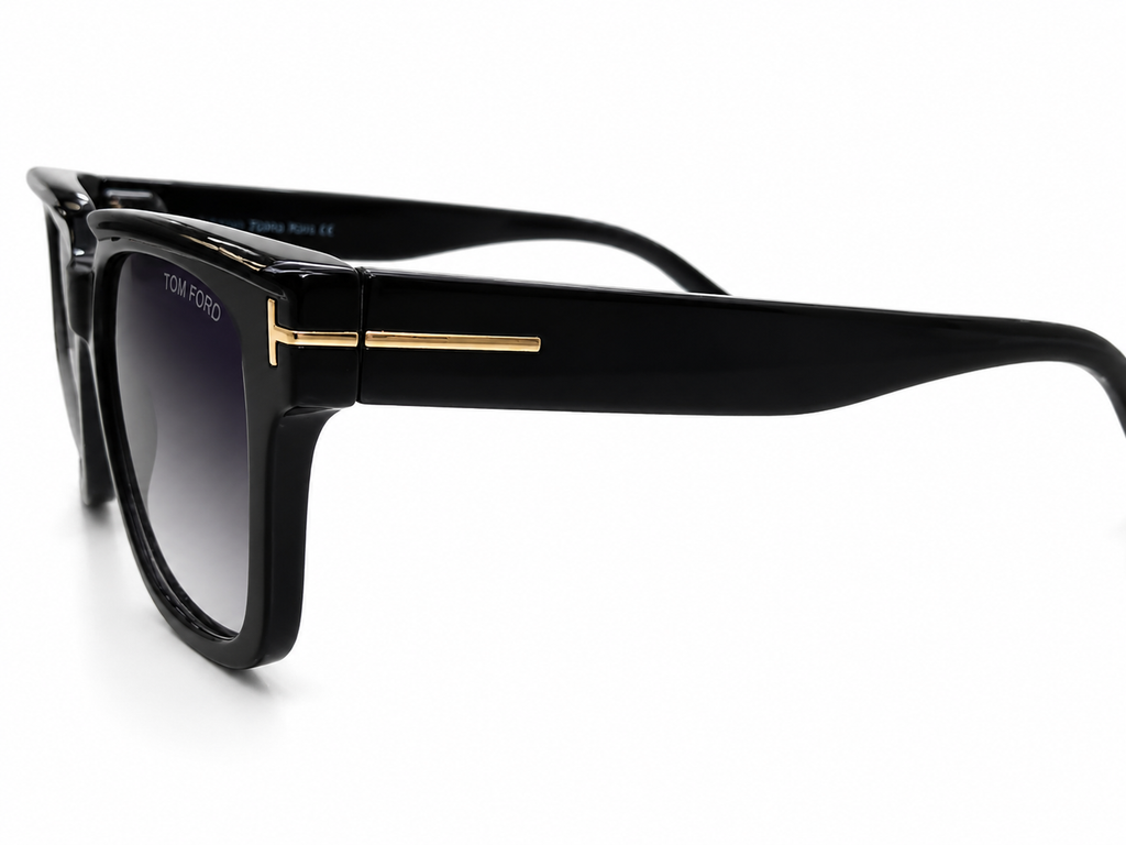 Square Gray Gradient Sunglasses For Men & Women