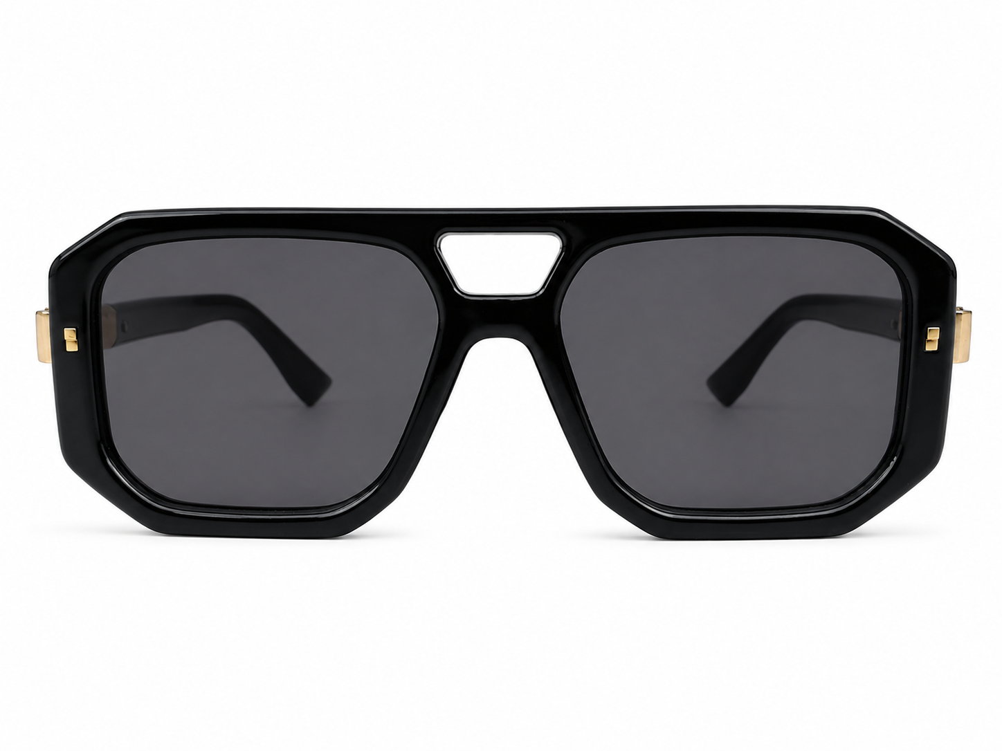 Luxury Geometric Shield Sunglasses – Bold Designer Eyewear for Men & Women