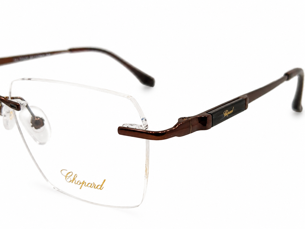 Rimless Luxury Eye catching Rectangular Eyeglasses – Lightweight Premium Optical Frame