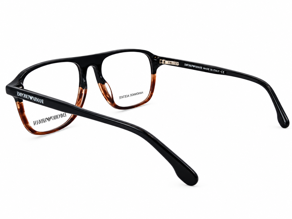 2-in-1 Polarized Clip-On Eyeglasses | Rectangular Acetate Optical Frame