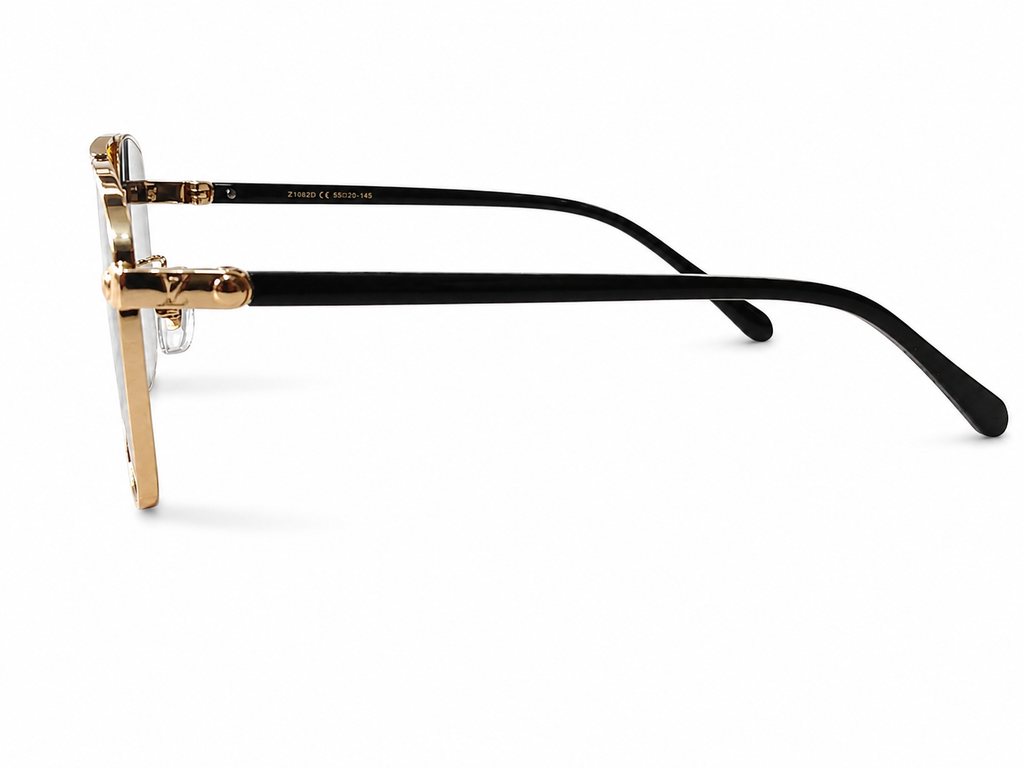 Modern Double-Bridge Square Sunglasses – Unisex