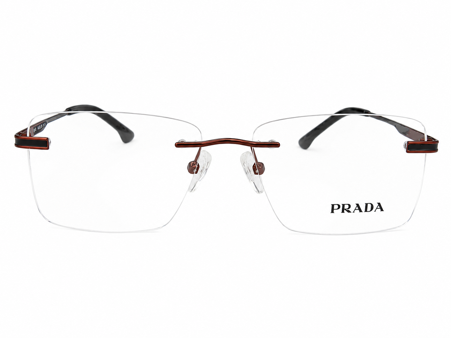 Rimless Square Eyeglasses Frame for Men & Women