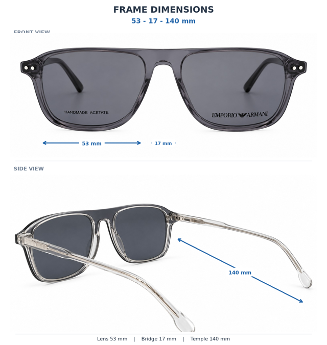 2-in-1 Polarized Clip-On Eyeglasses | Rectangular Acetate Optical Frame
