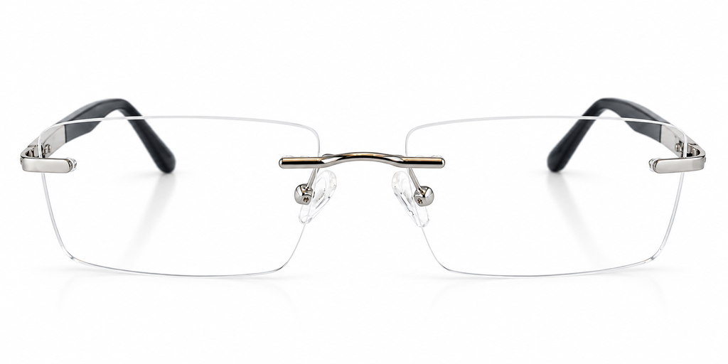 The Urban Edge – Designer Rimless Eyeglasses