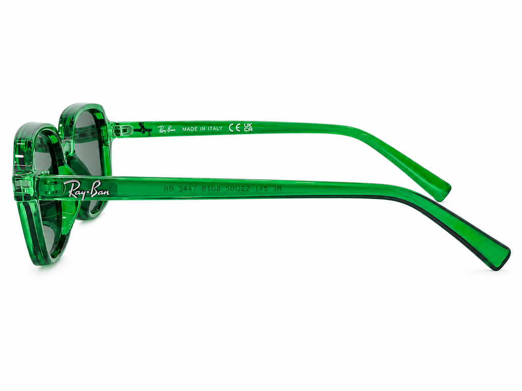 Crystal Emerald Green Unisex Rectangular Sunglasses – Premium Trendy Eyewear
