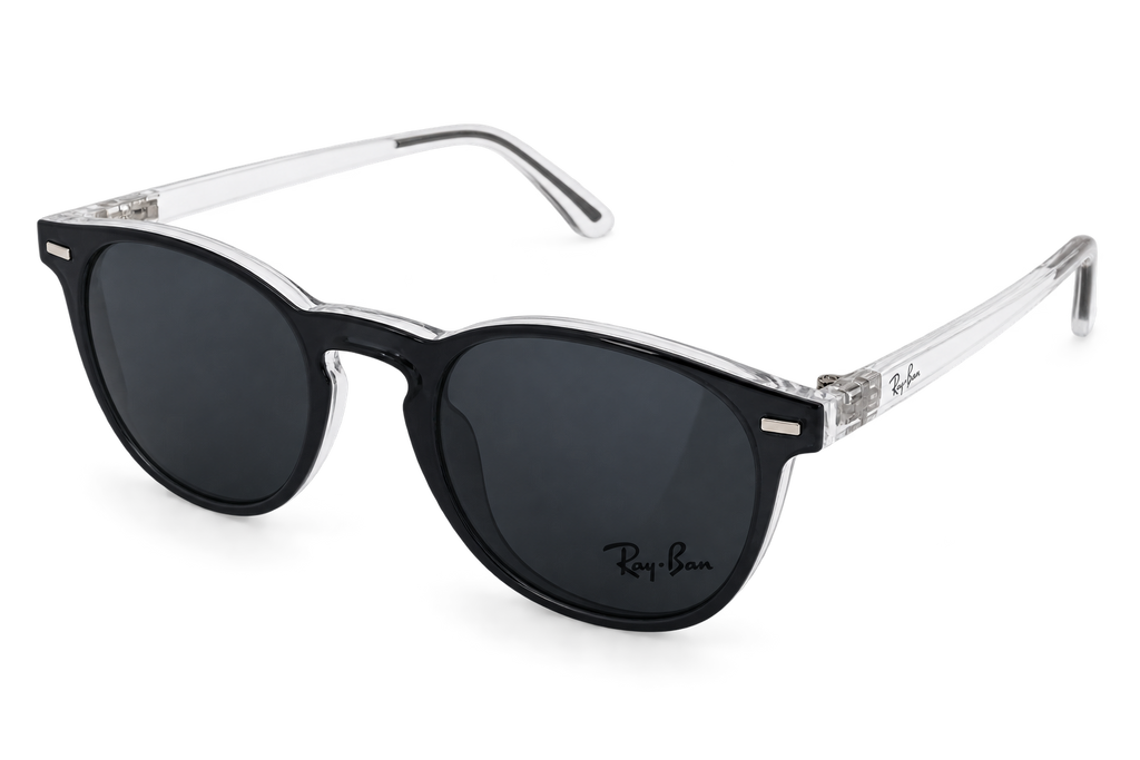 RB8086 Polarized Magnetic Clip-On Eyeglasses – 2-in-1 Optical & Sunglasses Frame