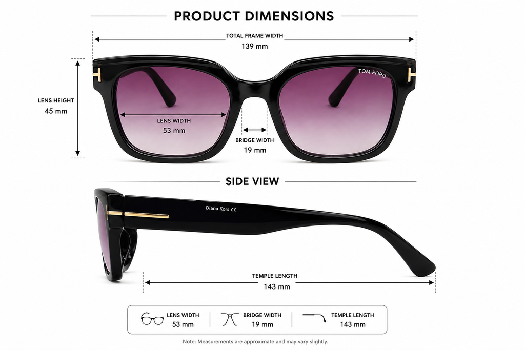 Square Gray Gradient Sunglasses For Men & Women