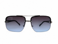 Desire Luxury Square Gradient Sunglasses – Black & Silver Frame