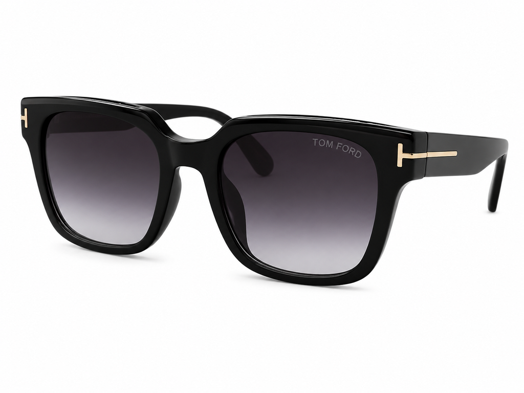 Square Gray Gradient Sunglasses For Men & Women