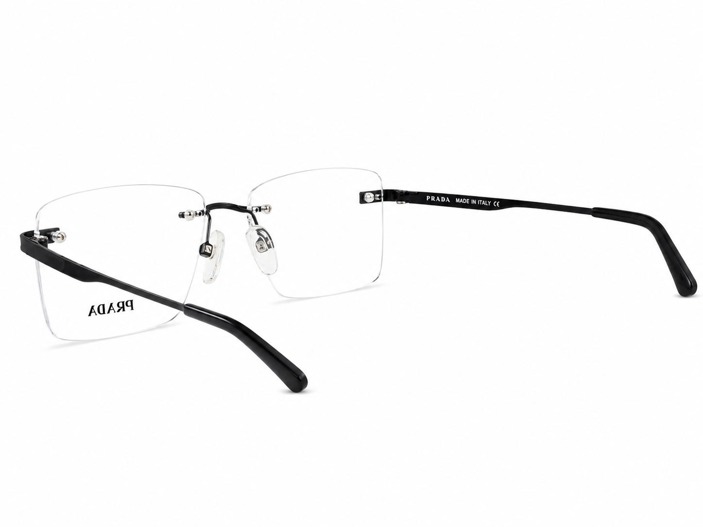 Rimless Square Eyeglasses Frame for Men & Women