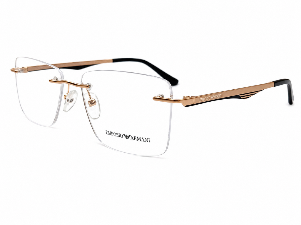 Premium Rimless Golden Optical Frame