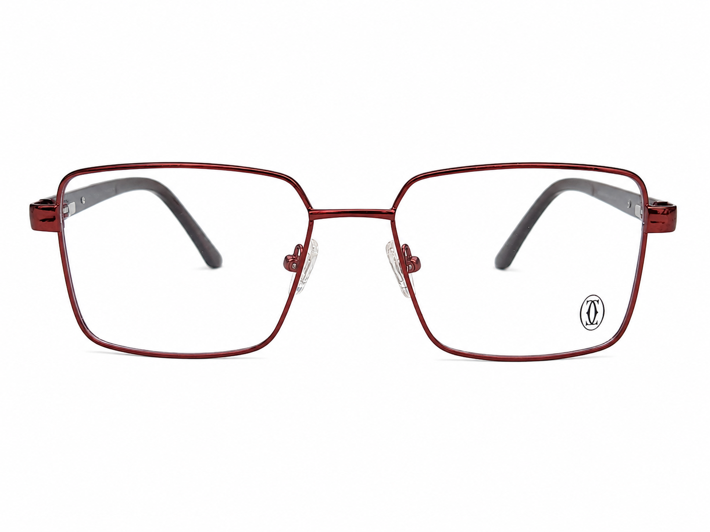 Modern Square Metal Eyeglasses Frame for Men & Women