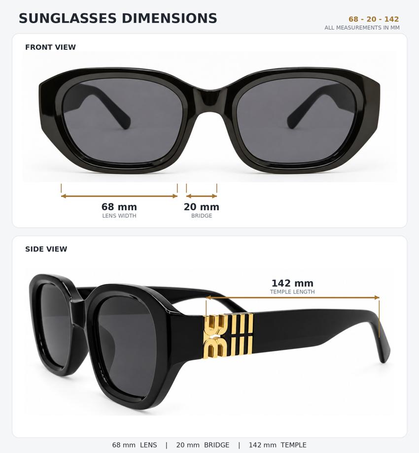 Oversized Statement Sunglasses for Women