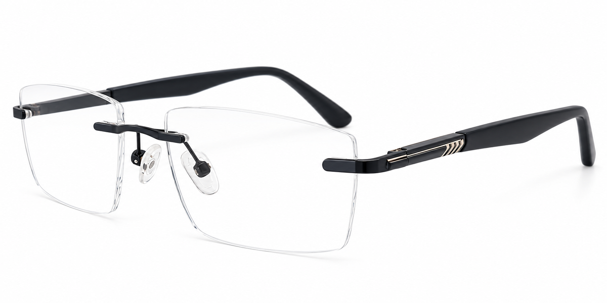 The Urban Edge – Designer Rimless Eyeglasses