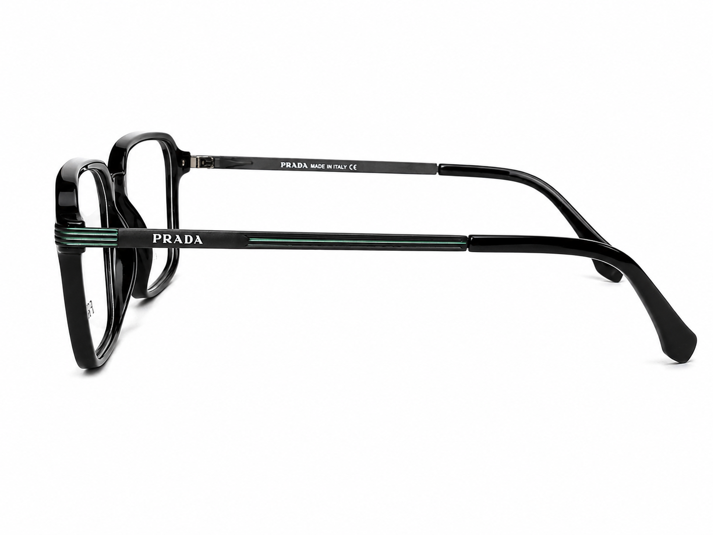 Luxury Square Eyeglasses - Metallic Sides
