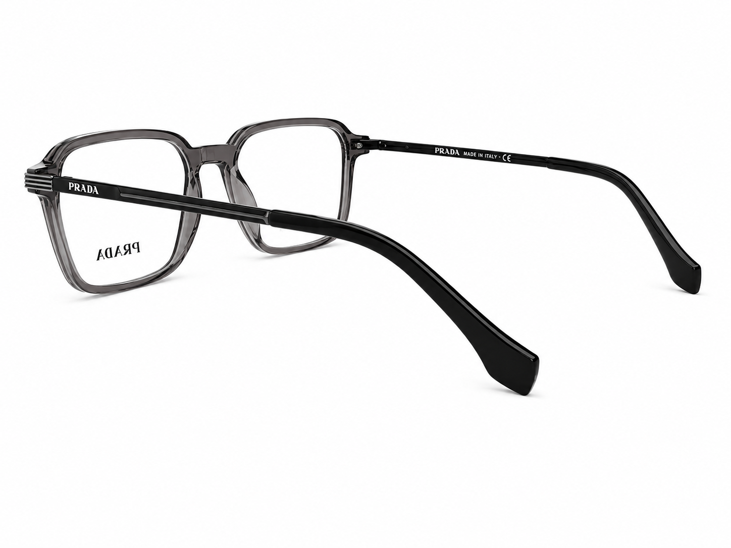 Luxury Square Eyeglasses - Metallic Sides