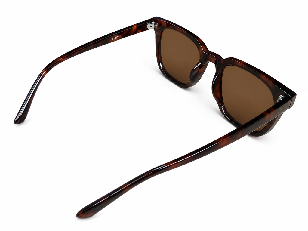 Classic Square Brown Tortoise Sunglasses