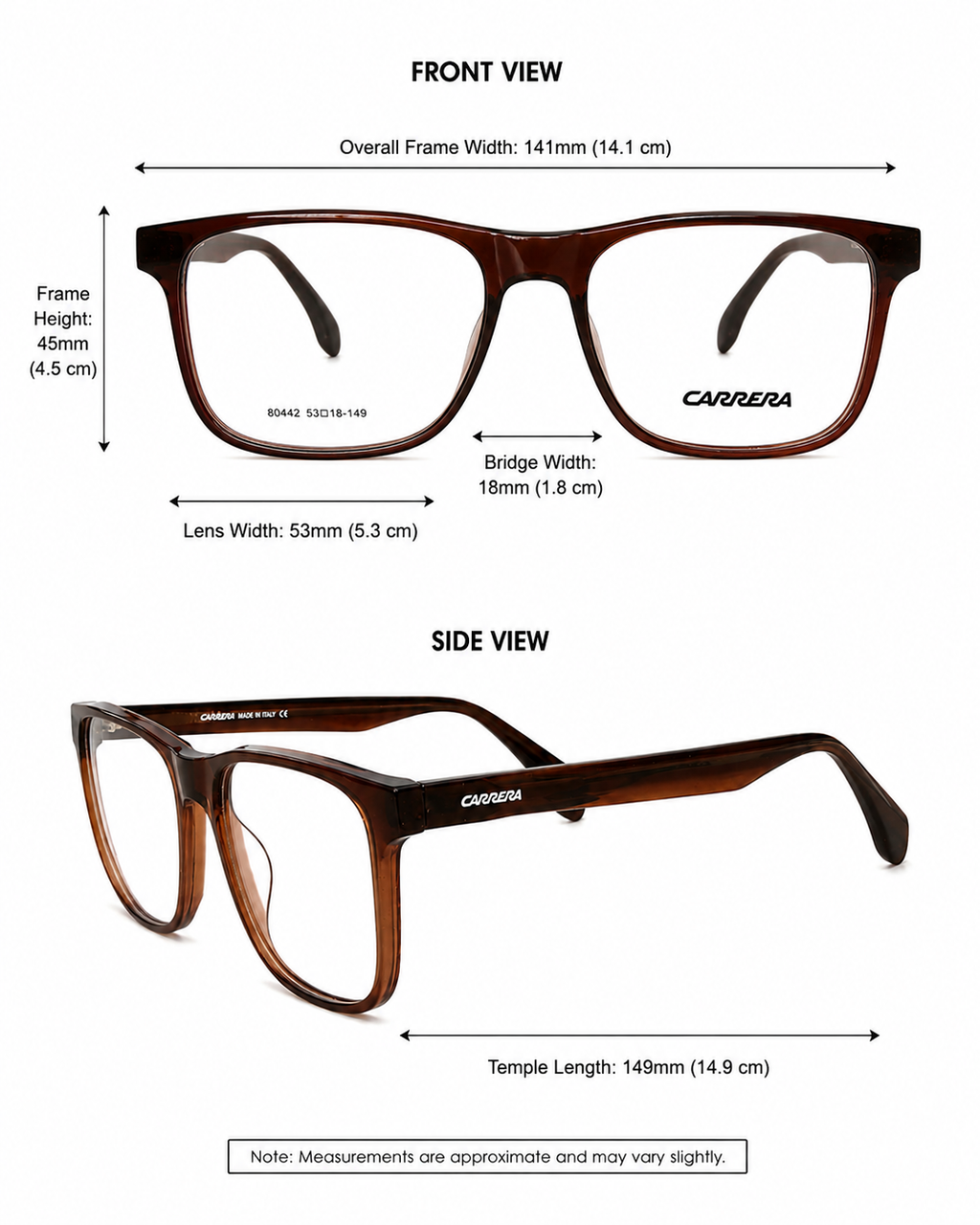 Modern Square Eyeglasses | Lightweight Unisex Full-Rim