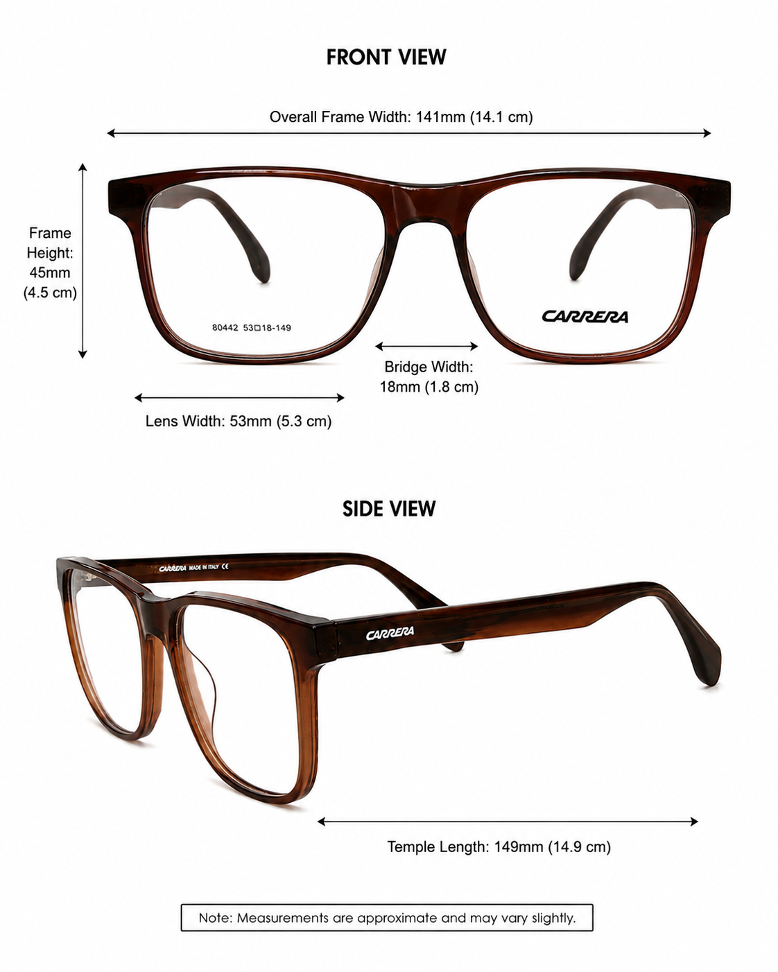Modern Square Eyeglasses | Lightweight Unisex Full-Rim