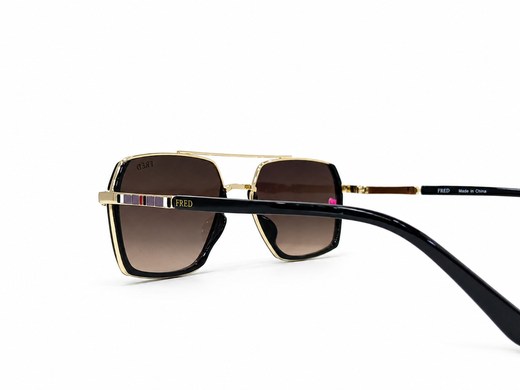 Luxury Square Gradient Sunglasses - Unisex