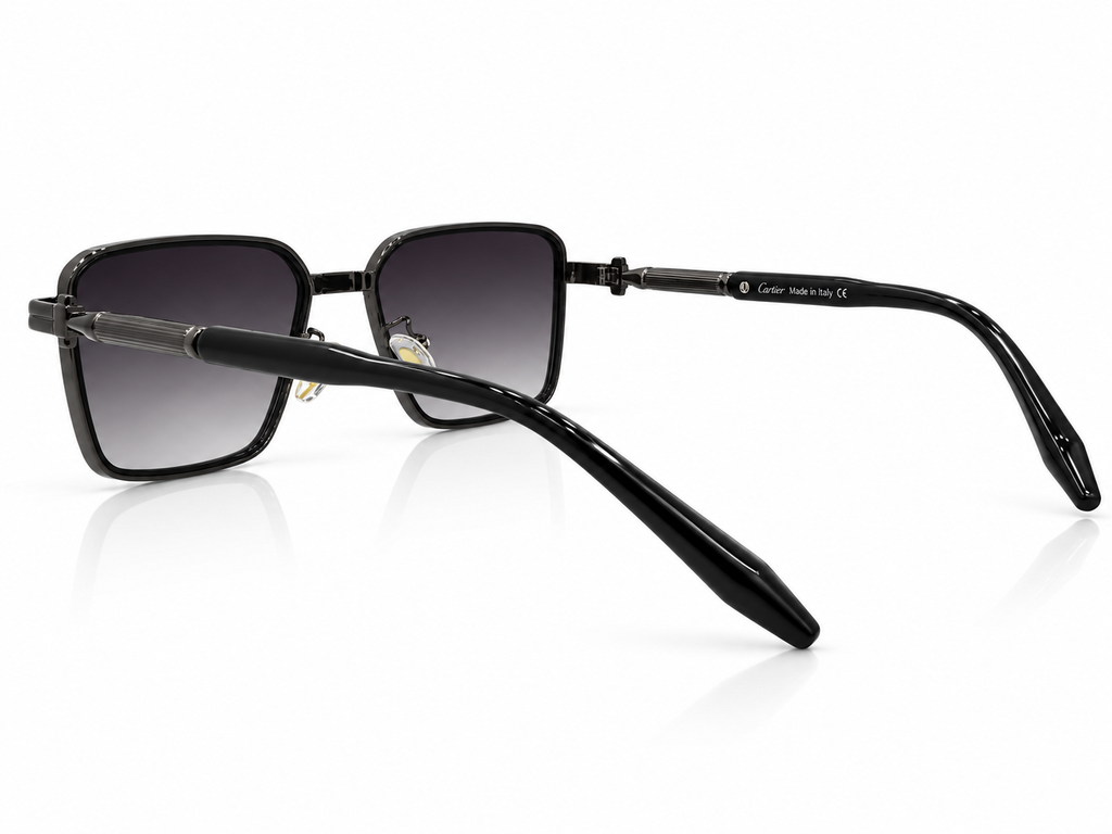 Prestige Rectangular Gradient Sunglasses – 51-19-145