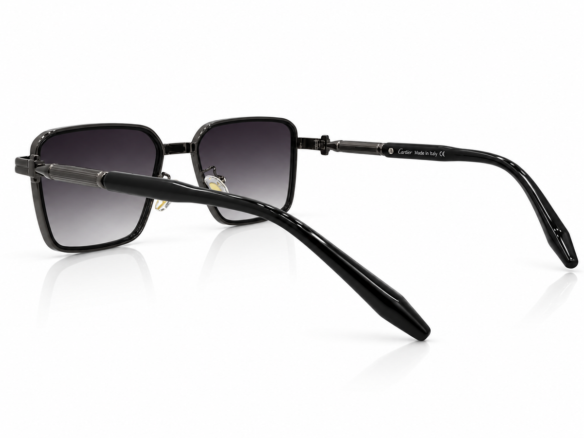 Prestige Rectangular Gradient Sunglasses – 51-19-145