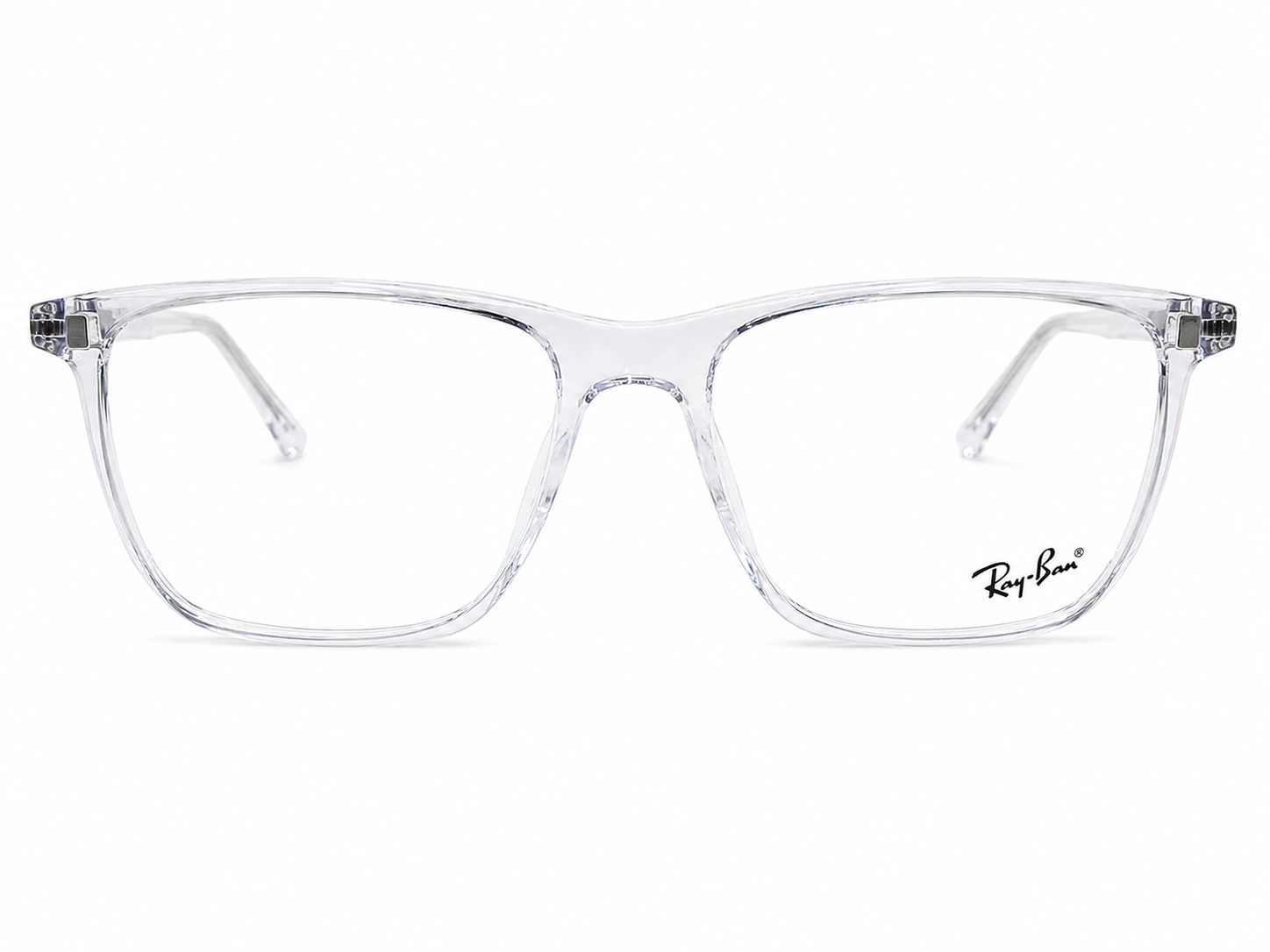 Magnetic Clip-On Eyeglasses – Transparent Frame