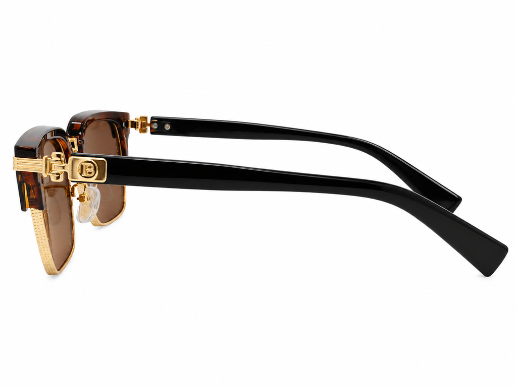 The Heritage Clubmaster – Premium Browline Sunglasses