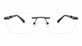 Not Your Average Eyewear  | Luxury Rimless Black & Gold