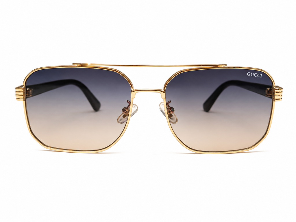 Luxury Aviator Square Sunglasses – Unisex