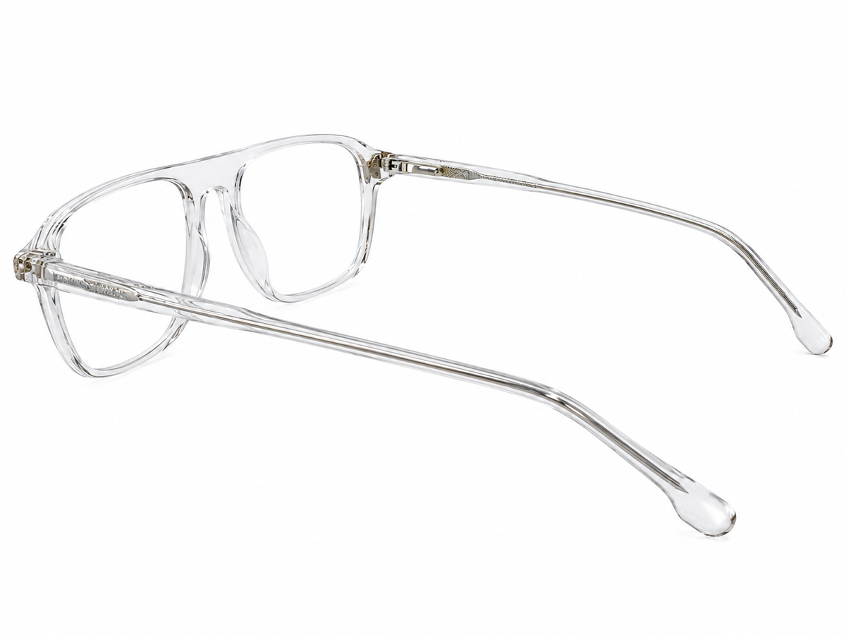 2-in-1 Polarized Clip-On Eyeglasses | Rectangular Acetate Optical Frame